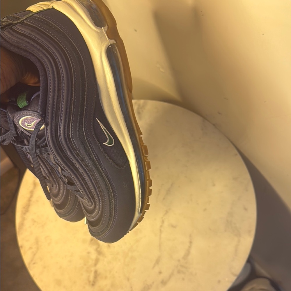 Nike Air Max 97 Women's Sneakers - Blue and Black - Picture 5 of 10